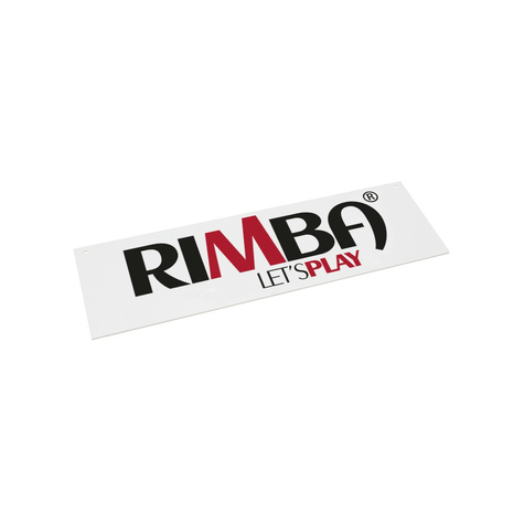 Rimba - Sign With Logo Rimba Let's Play