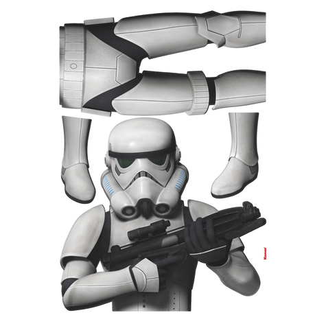 Tatuaż Na Ścianę - Star Wars Stormtrooper - Rozmiar 100 X 70 Cm