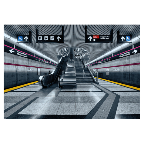 Tapeta Papierowa - Subway - Rozmiar 368 X 254 Cm