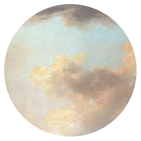 Self-Adhesive Non-Woven Wallpaper / Wall Tattoo - Relic Clouds - Size 125 X 125 Cm
