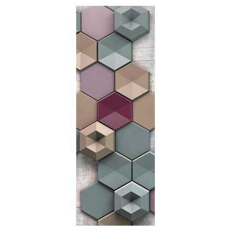 Fototapety  - Hexagon - Rozmiar 100 X 280 Cm