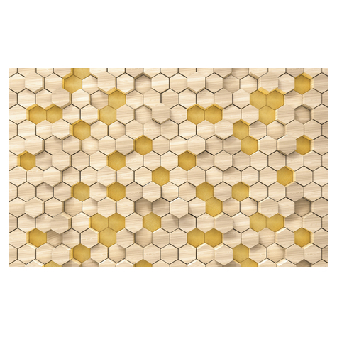 Tapeta Włókninowa - Woodcomb Birch - Rozmiar 400 X 250 Cm