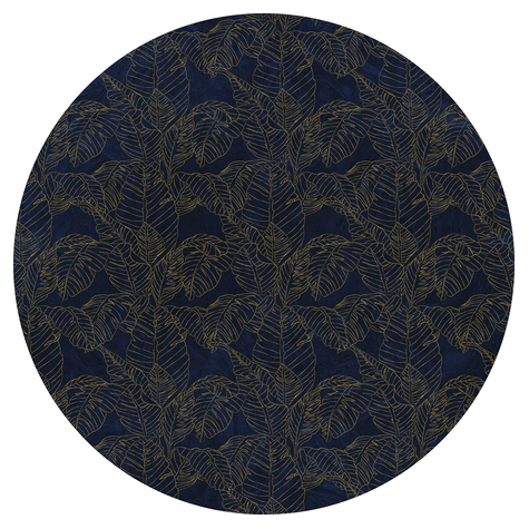 Samoprzylepna Włókninowa Tapeta/Tatuaż Ścienny - Royal Blue - Wym. 125 X 125 Cm