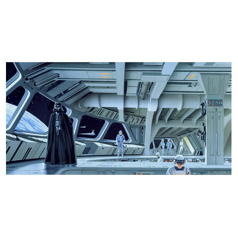 Tapeta Włókninowa - Star Wars Classic Rmq Stardestroyer Deck - Rozmiar 500 X 250 Cm