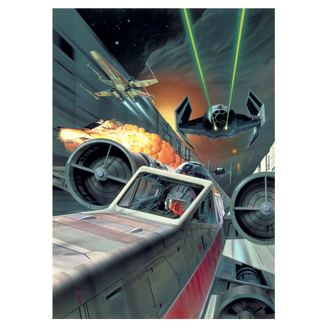 Fototapety  - Star Wars Classic Death Star Trench Run - Rozmiar 200 X 280 Cm