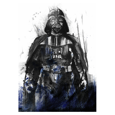 Fototapety  - Star Wars Watercolor Vader - Rozmiar 200 X 280 Cm