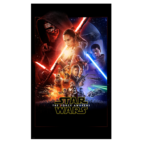 Tapeta Włókninowa - Star Wars Ep7 Official Movie Poster - Rozmiar 120 X 200 Cm