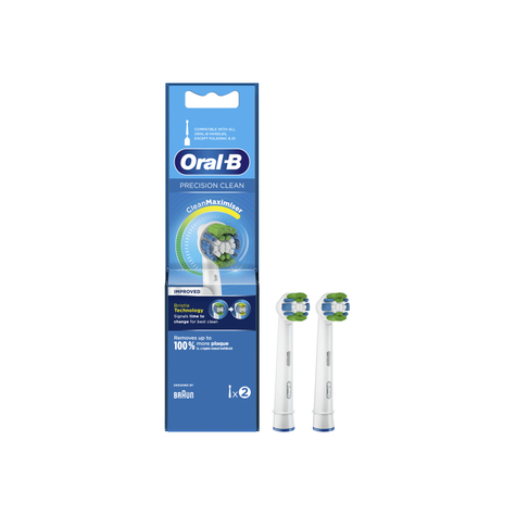 Oral-B Precision Clean Attachable Brushes 2-Pack Cleanmaximizer 317029
