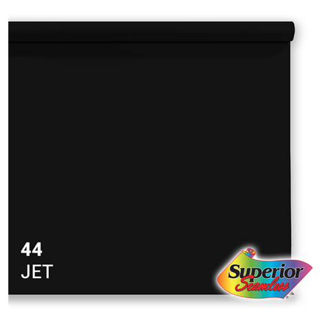 Superior Background Paper 44 Jet Black 2,18 X 11m