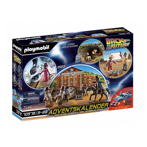 Playmobil Kalendarz Adwentowy Powrót Do Przyszłości Iii (70576)