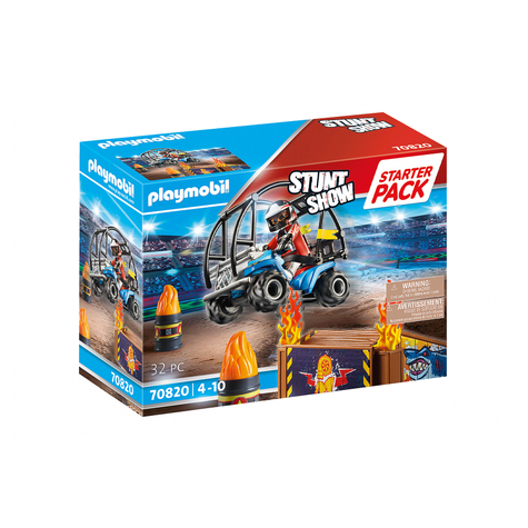 Playmobil Stuntshow - Starter Pack Stuntshow Quad Z Ognistą Rampą (70820)