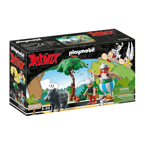 Playmobil Asterix Polowanie Na Dzika (71160)