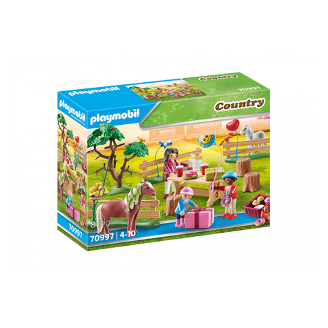 Playmobil Country - Przyjęcie Urodzinowe Dla Dzieci Na Farmie Kucyków (70997)