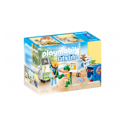 Playmobil City Life - Izba Chorych Dla Dzieci (70192)
