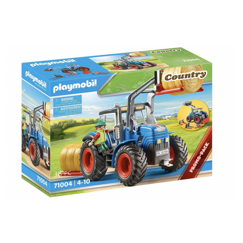 Playmobil Country - Traktor Gror Z Akcesoriami I Zaczepem (71004)