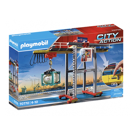 Playmobil City Action - Suwnica Z Kontenerami (70770)