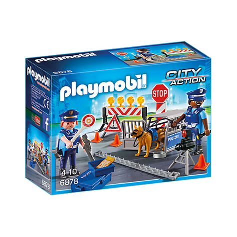 Playmobil City Action - Bariera Policyjna (6878)