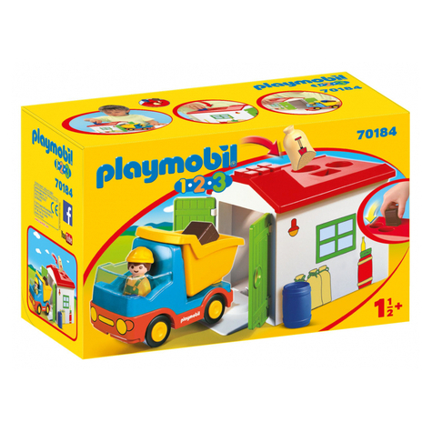 Playmobil 1.2.3 - Ciężarówka Z Sortownią (70184)