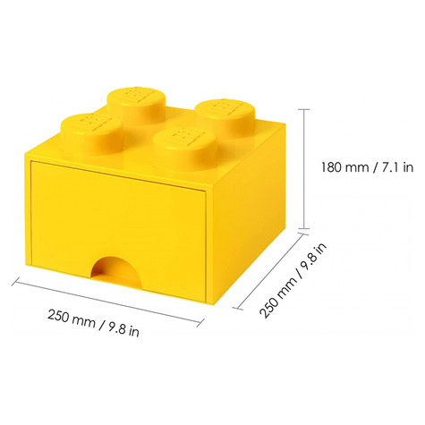 Lego Szuflada Na Klocki Do Przechowywania 4 Żółte (40051732)