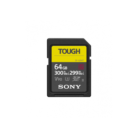 Sony Sf-G Series Sf-G 64 - Karta Pamięci Flash Sf64tg