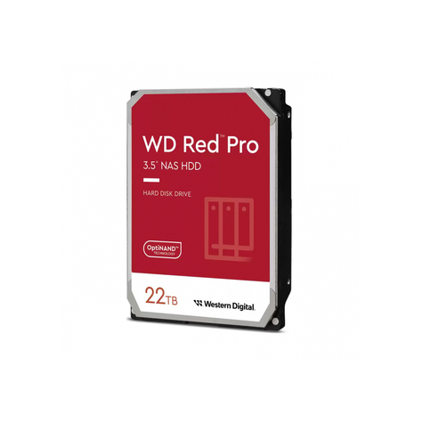Wd Red Pro 22tb 512mb Cmr 3,5 Sata 6gb/S Serial Ata Wd221kfgx