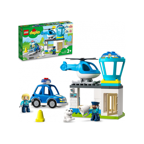 Lego Duplo - Posterunek Policji Z Helikopterem (10959)