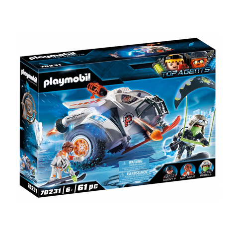 Playmobil Top Agents - Szybowiec Śnieżny Spy Team (70231)