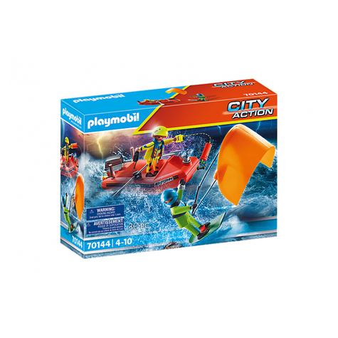 Playmobil City Action - Distress Kitesurfer Rescue (70144)