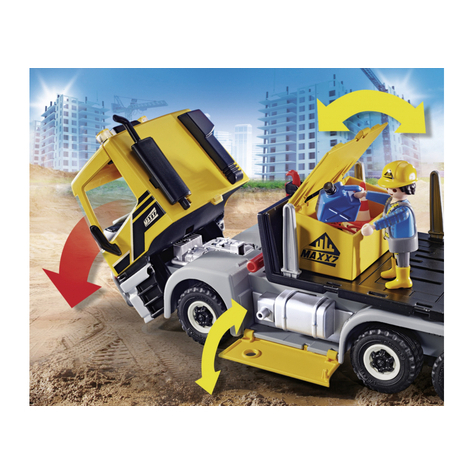 Playmobil City Action - Ciężarówka Z Wymiennym Nadwoziem (70444)