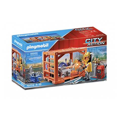 Playmobil City Action - Produkcja Kontenerów (70774)