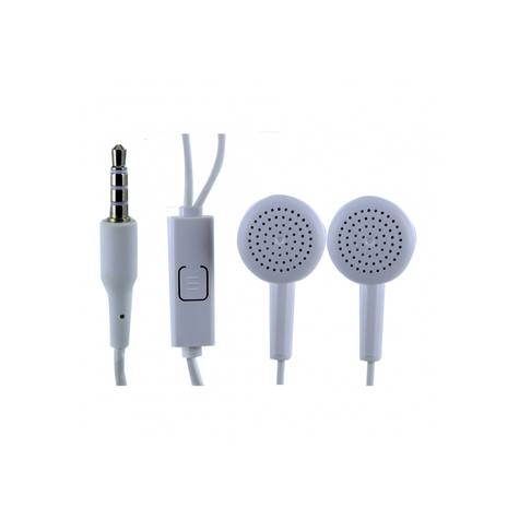 Huawei Am110 Stereofoniczny Zestaw Słuchawkowy - Jack 3,5mm - Biały Bulk - Cg0300 / Ft0300