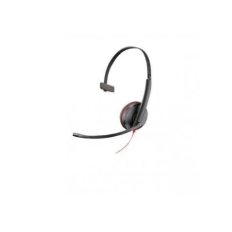 Poly Blackwire 3215 Headset Usb Type-A Black/Red - 209746-22