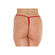 Fancy Red Detailed Open G-String