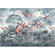 Non-Woven Wallpaper - Flamingos In The Sky - Size 400 X 280 Cm