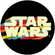 Samoprzylepna Włókninowa Tapeta/Tatuaż Ścienny - Star Wars Typeface - Rozmiar 125 X 125 Cm