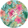 Samoprzylepna Włókninowa Tapeta/Tatuaż Ścienny - Ariel Ocean Flowers - Rozmiar 125 X 125 Cm