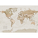 Non-Woven Wallpaper - Earth Map - Size 350 X 250 Cm