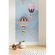 Non-Woven Wallpaper - Happy Balloon Panel - Size 100 X 250 Cm
